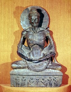 坐佛冥想，希腊佛教风格，1至4世纪 作者 未知未知